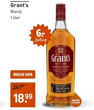 Aanbieding: Grant's Blend