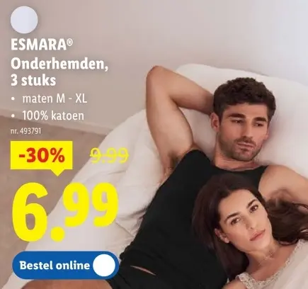 Promotie: Onderhemden