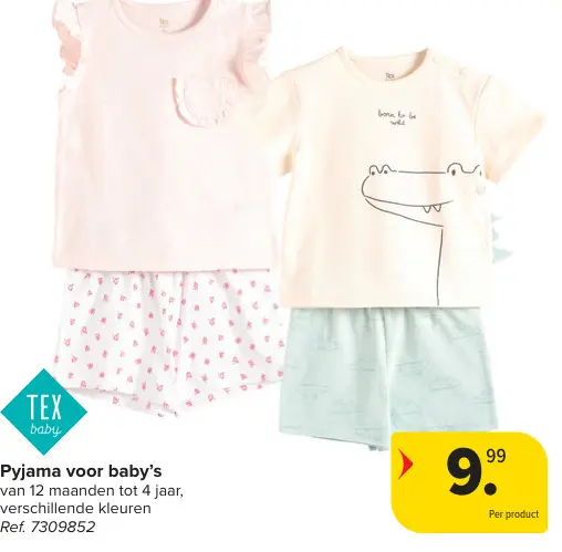 Promotie: Pyjama voor baby's
