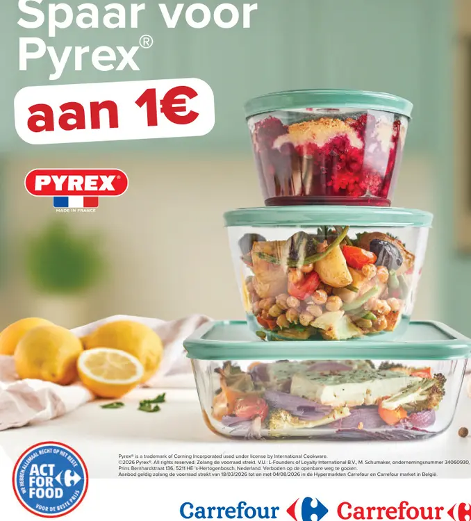 Promotie: Pyrex