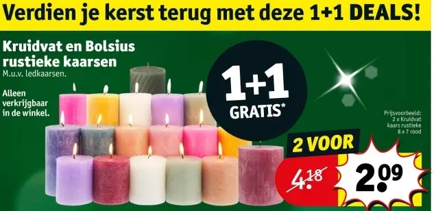 Aanbieding: Rustieke kaarsen