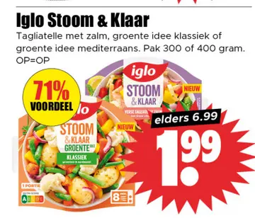 Aanbieding: Iglo Stoom & Klaar