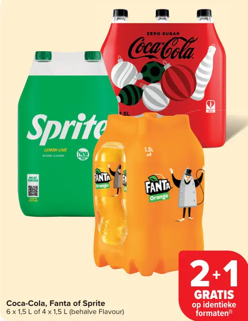 Promotie: Coca-Cola, Fanta of Sprite
