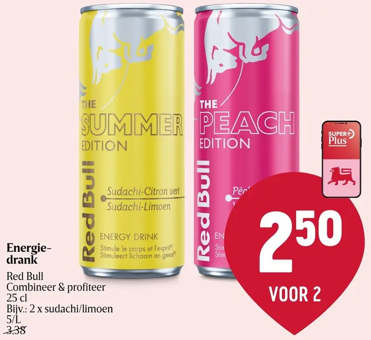Promotie: Energiedrank