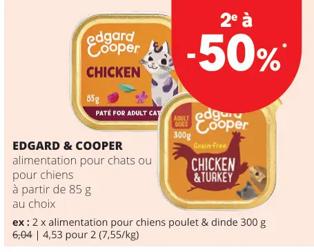Offre: Alimentation pour chats ou pour chiens