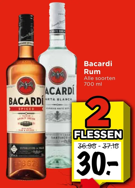 Aanbieding: Bacardi Rum