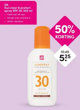 Aanbieding: Sun clear & protect spray SPF 30