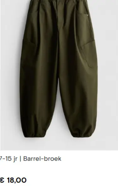 Promotie: Barrel-broek