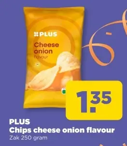 Chips cheese onion flavour