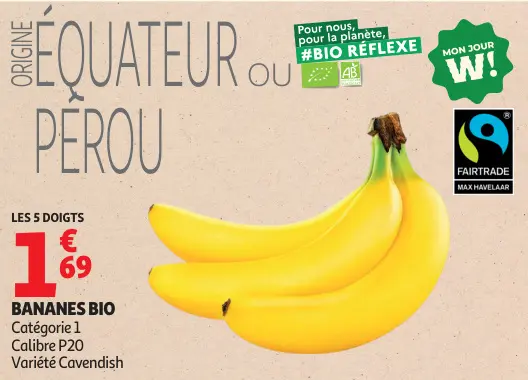 Offre: Bananes bio