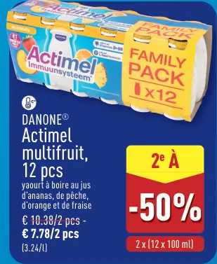 Offre: Actimel multifruit