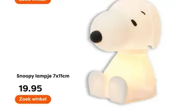 Aanbieding: Snoopy lampje