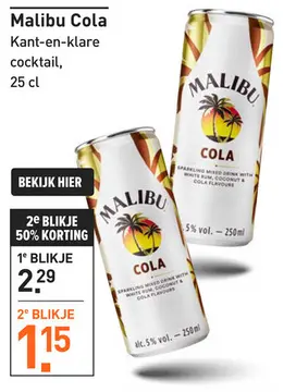 Aanbieding: Malibu Cola