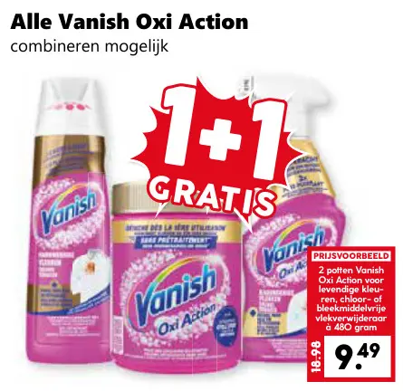 Aanbieding: Alle Vanish Oxi Action
