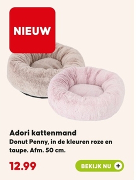 Aanbieding: Adori kattenmand Donut Penny