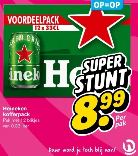 Aanbieding: Heineken kofferpack