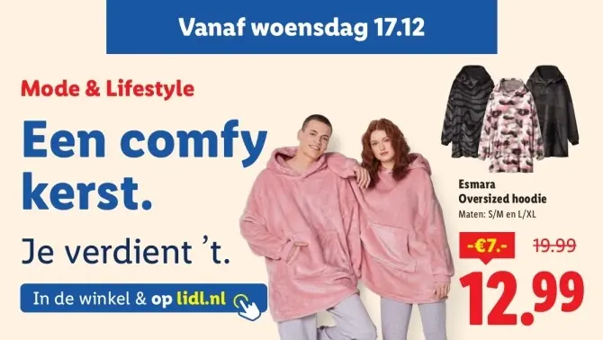 Aanbieding: Oversized hoodie