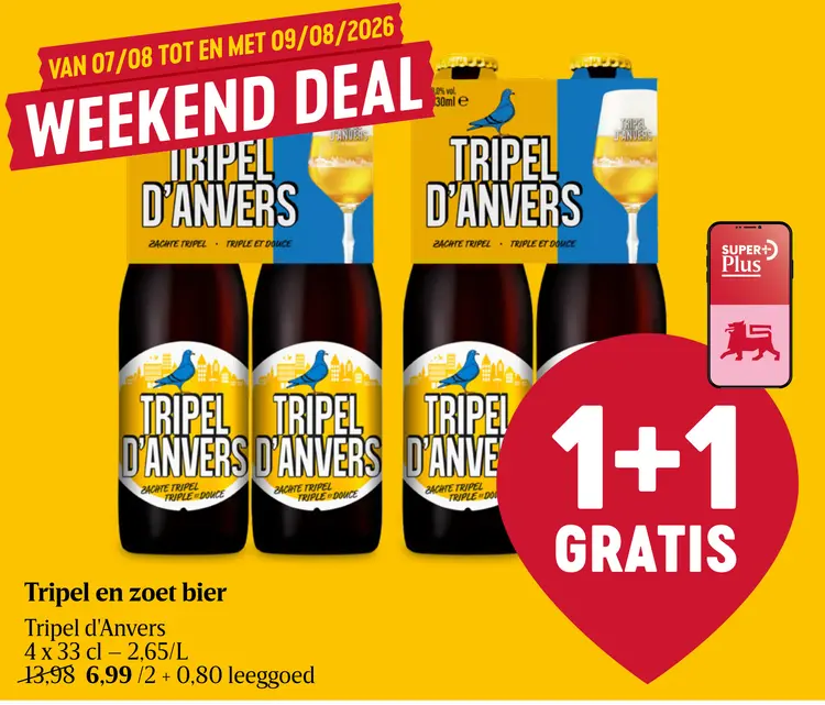 Promotie: Tripel en zoet bier
