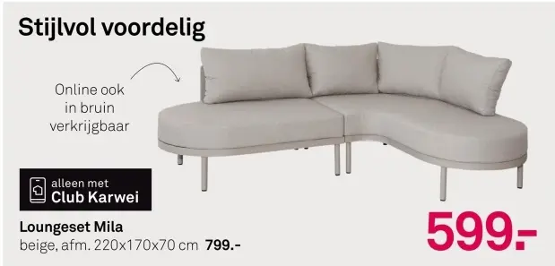 Aanbieding: Loungeset Mila