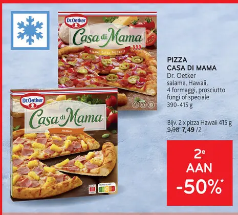 Promotie: Pizza casa di mama