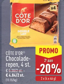 Aanbieding: CÔTE D'OR® Chocolade-repen