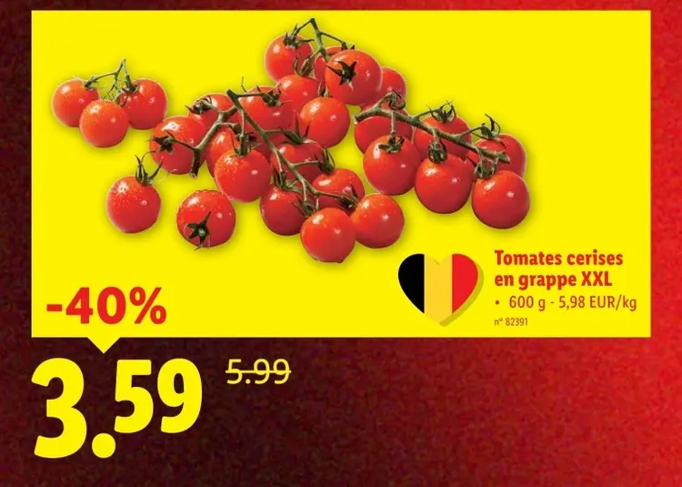 Offre: Tomates cerises en grappe XXL
