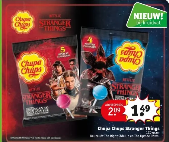Aanbieding: Chupa Chups Stranger Things