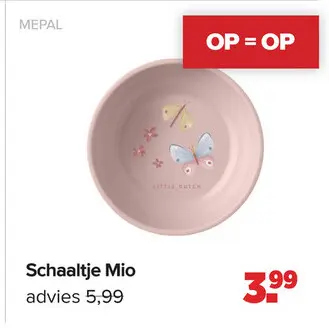 Aanbieding: Schaaltje Mio