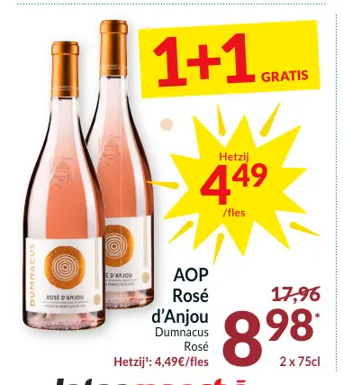 Promotie: AOP Rosé d'Anjou