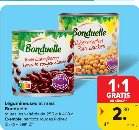 Offre: Légumineuses et maïs