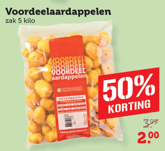 Aanbieding: Voordeelaardappelen