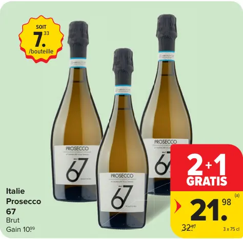Offre: Italie Prosecco 67 Brut