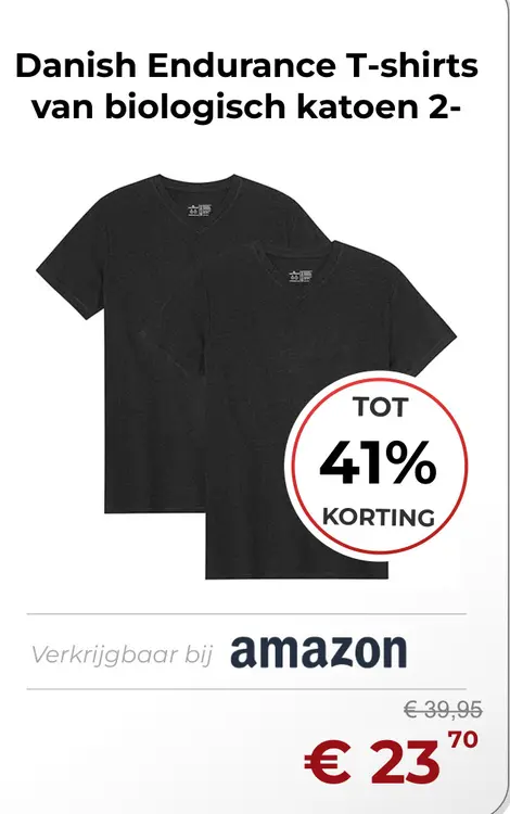 Aanbieding: Danish Endurance T-shirts