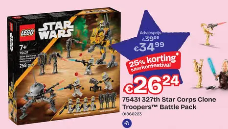 Aanbieding: 327th Star Corps Clone Troopers™ Battle Pack