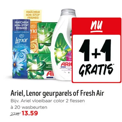 Aanbieding: Ariel, Lenor geurparels of Fresh Air