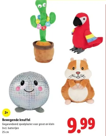Aanbieding: Bewegende knuffel