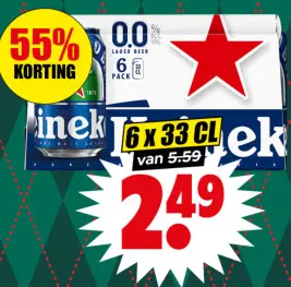 Aanbieding: Heineken 0.0%