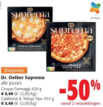 Aanbieding: Dr. Oetker Suprema alle pizza's