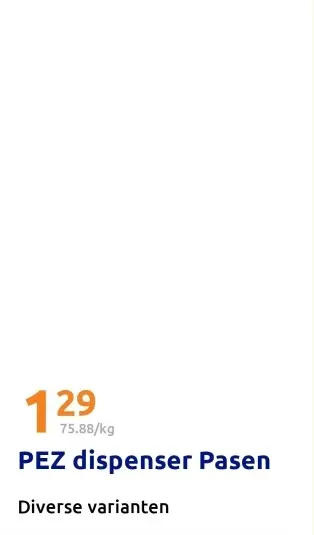 Aanbieding: PEZ dispenser Pasen