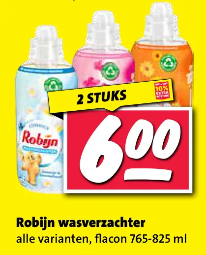 Aanbieding: Robijn wasverzachter