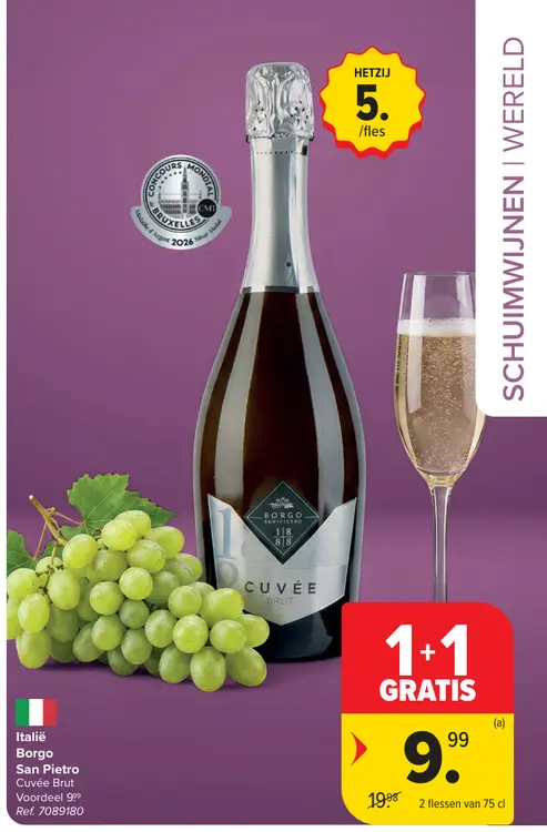 Promotie: Cuvée Brut