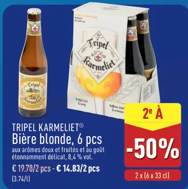Offre: TRIPEL KARMELIET® Bière blonde