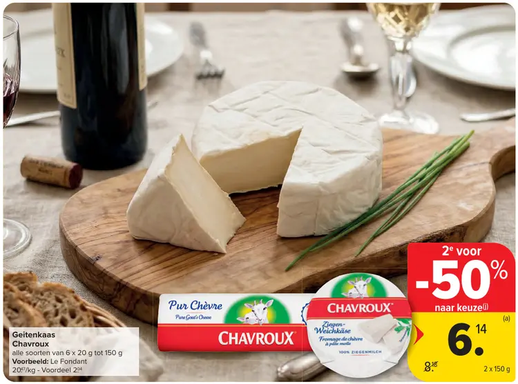 Promotie: Geitenkaas Chavroux