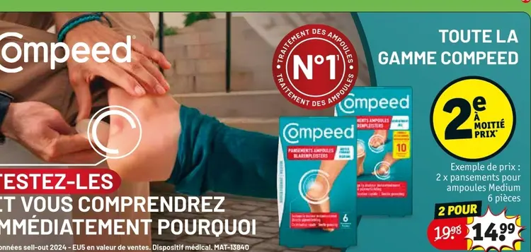Offre: Toute la gamme compeed