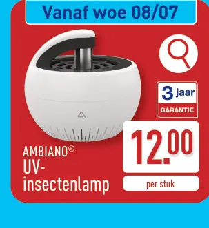 Promotie: UV-insectenlamp