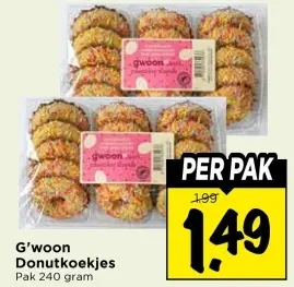 Aanbieding: Donutkoekjes