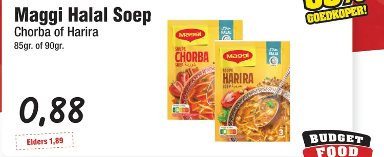 Aanbieding: Halal Soep Chorba of Harira