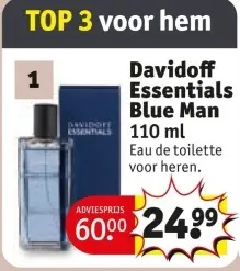 Aanbieding: Davidoff Essentials Blue Man