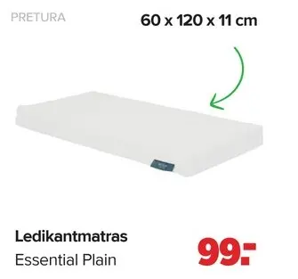 Promotie: Ledikantmatras Essential Plain