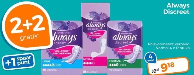 Aanbieding: Always Discreet